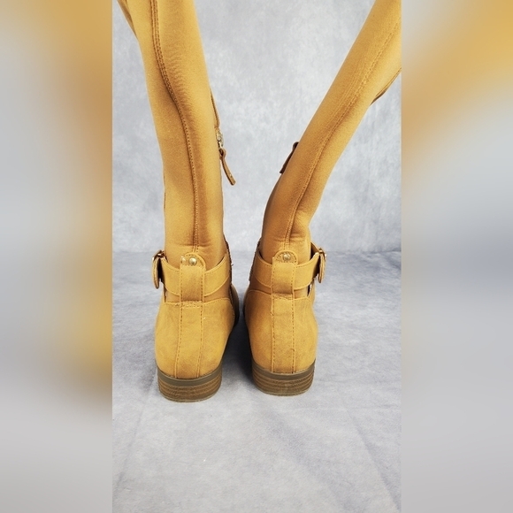 Dr. Scholl's Shoes Womens Rate Tan Faux Leather Knee-High Boots Shoes Size 7M - Picture 4 of 12